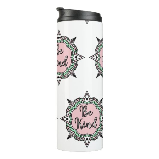 Bouteilles Isothermes Rose et Mint vert Be Kind (Tourné sur la droite)