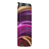 Bouteilles Isothermes Rose et or violet moderne- (Tourné sur la droite)