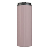 Bouteilles Isothermes Rose Gold Custom Monogramme Élégant Modèle (Dos)