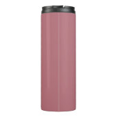 Bouteilles Isothermes Rose Gold et noir Élégant minimal Customisé (Dos)