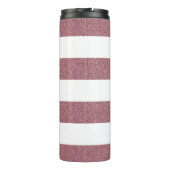 Bouteilles Isothermes Rose Gold Faux Parties scintillant blanc Grille aj (Dos)