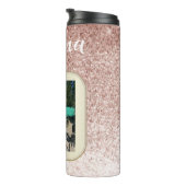 Bouteilles Isothermes Rose Gold Faux Parties scintillant Photo Thermal T (Tourné sur la droite)