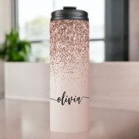 Rose Gold - Parties scintillant rose pâle Nom du m