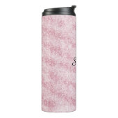 Bouteilles Isothermes Rose Pâle Pailleté Étincelle (Tourné sur la gauche)