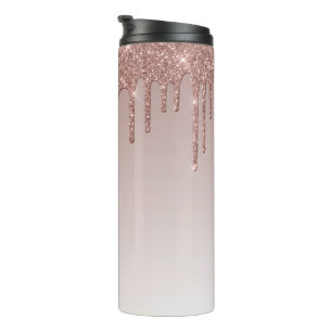 Bouteilles Isothermes Rose Parties scintillant or Lecteurs liquides