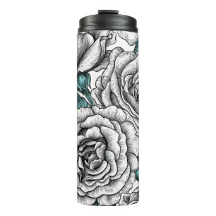Bouteilles Isothermes Rose pour vous en blanc