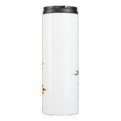 Bouteilles Isothermes Rose rose pâle L'amour floral est doux (Dos)