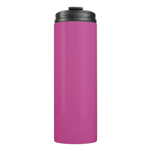 Bouteilles Isothermes Rose Violet couleur solide Impression, rose magent (Devant)