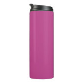 Bouteilles Isothermes Rose Violet couleur solide Impression, rose magent (Tourné sur la droite)