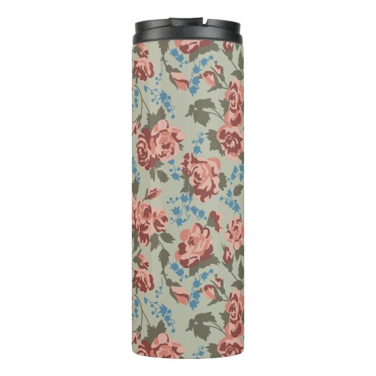 Bouteilles Isothermes Roses et Jacinthes (Dos)