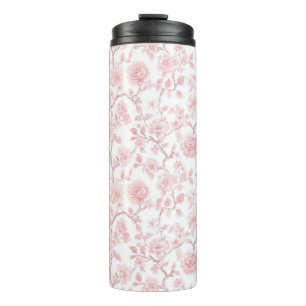 Bouteilles Isothermes Roses Fleuris Rose Clair  