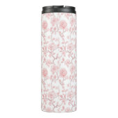 Bouteilles Isothermes Roses Fleuris Rose Clair (Dos)