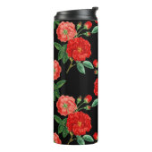 Bouteilles Isothermes Roses Rouges, Fond Noir, (Tourné sur la gauche)