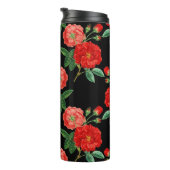 Bouteilles Isothermes Roses Rouges, Fond Noir, (Tourné sur la droite)