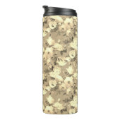 Bouteilles Isothermes Roses sucrés sur Sepia (Tourné sur la droite)