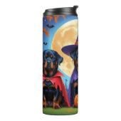 Bouteilles Isothermes Rottweiler Chiens Citrouille Halloween Funny (Tourné sur la gauche)