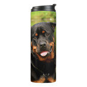 Bouteilles Isothermes Rottweiler heureux (Tourné sur la gauche)