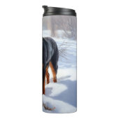 Bouteilles Isothermes Rottweiler Laisser neiger Noël (Tourné sur la droite)