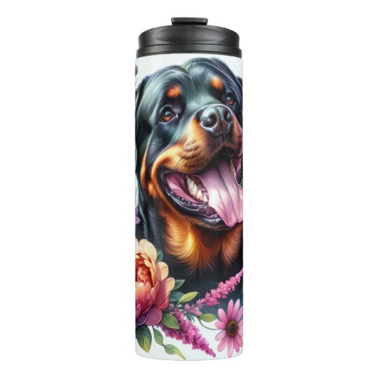 Bouteilles Isothermes Rottweiler - Paruline thermique (Devant)