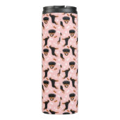 Bouteilles Isothermes Rottweiler Rottie Motif Pawprint Thermal Tumble (Dos)