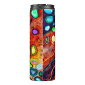 Bouteilles Isothermes Rouge, Bleu, Cuivre, Vert, Violet Abstrait (Dos)