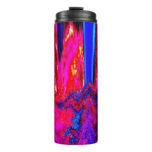 Bouteilles Isothermes Rouge et bleu brillant fondu