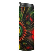 Bouteilles Isothermes Rouge, or et vert en Abstrait (Tourné sur la droite)