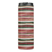 Bouteilles Isothermes Rouge Vert Blush Blanc Or Rayures (Dos)