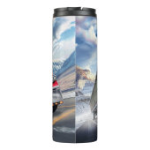 Bouteilles Isothermes Route Red Semi Truck Mountain (Dos)