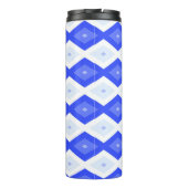Bouteilles Isothermes Royal blue diamond pattern (Dos)