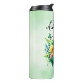 Bouteilles Isothermes Ruban de sensibilisation à la maladie de Lyme (Tourné sur la gauche)