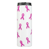 Bouteilles Isothermes Rubans Parties scintillant rose avec Arrière - pla (Dos)