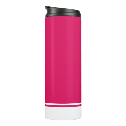 Bouteilles Isothermes Ruby White | Élégant | Minimal | CUSTOMISÉ (Tourné sur la droite)