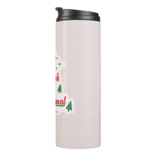 Bouteilles Isothermes rudolph est mon esprit animal tricot laide impress (Tourné sur la droite)