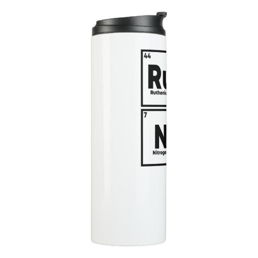 Bouteilles Isothermes Runner Table Périodique Marathon Runners Science (Tourné sur la gauche)