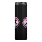 Bouteilles Isothermes Running Mindset - Citation d'endurance de la fille (Dos)