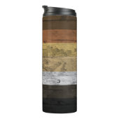 Bouteilles Isothermes Rustic Bear Brotherhood Pride Drapeau Nom du grain (Tourné sur la droite)