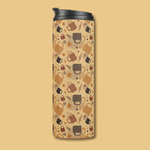 Bouteilles Isothermes Rustic Coffee Love - Mug and Heart Motif