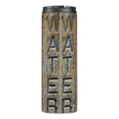 Bouteilles Isothermes Rustic Water Sign (Dos)