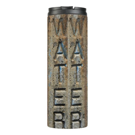 Bouteilles Isothermes Rustic Water Sign (Dos)