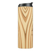 Bouteilles Isothermes Rustique Faux Brown taché Bois personnalisé (Tourné sur la gauche)