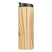 Bouteilles Isothermes Rustique Faux Brown taché Bois personnalisé (Tourné sur la droite)