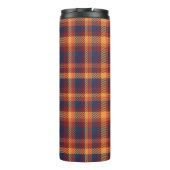 Bouteilles Isothermes Rustique Plaid Automne & White Deer Silhouette (Dos)