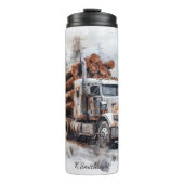 Bouteilles Isothermes Rusty Log Camion Snowy Scene (Devant)