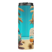 Bouteilles Isothermes RV rétro et palmiers (Dos)