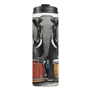 Bouteilles Isothermes Rythme du chaos : L'éléphant batteur