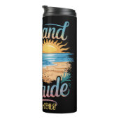 Bouteilles Isothermes Sable de soleil et coeur plein de gratitude (Tourné sur la droite)