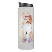 Bouteilles Isothermes Sable Rough Collie Puppy (Tourné sur la droite)