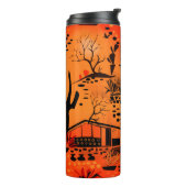 Bouteilles Isothermes Sable sans transparence paysage de sable maisons n (Tourné sur la gauche)