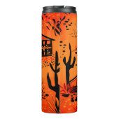 Bouteilles Isothermes Sable sans transparence paysage de sable maisons n (Dos)